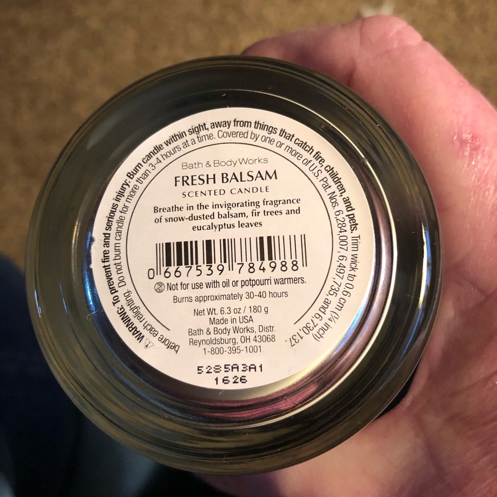 NWT- Bath & Body Works Fresh Balsam 6.3 Oz… - Picture 6 of 7
